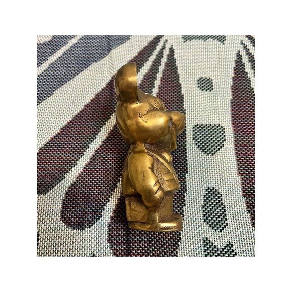 Vintage Brass Mickey Mouse Figurine - Picture 3 of 8